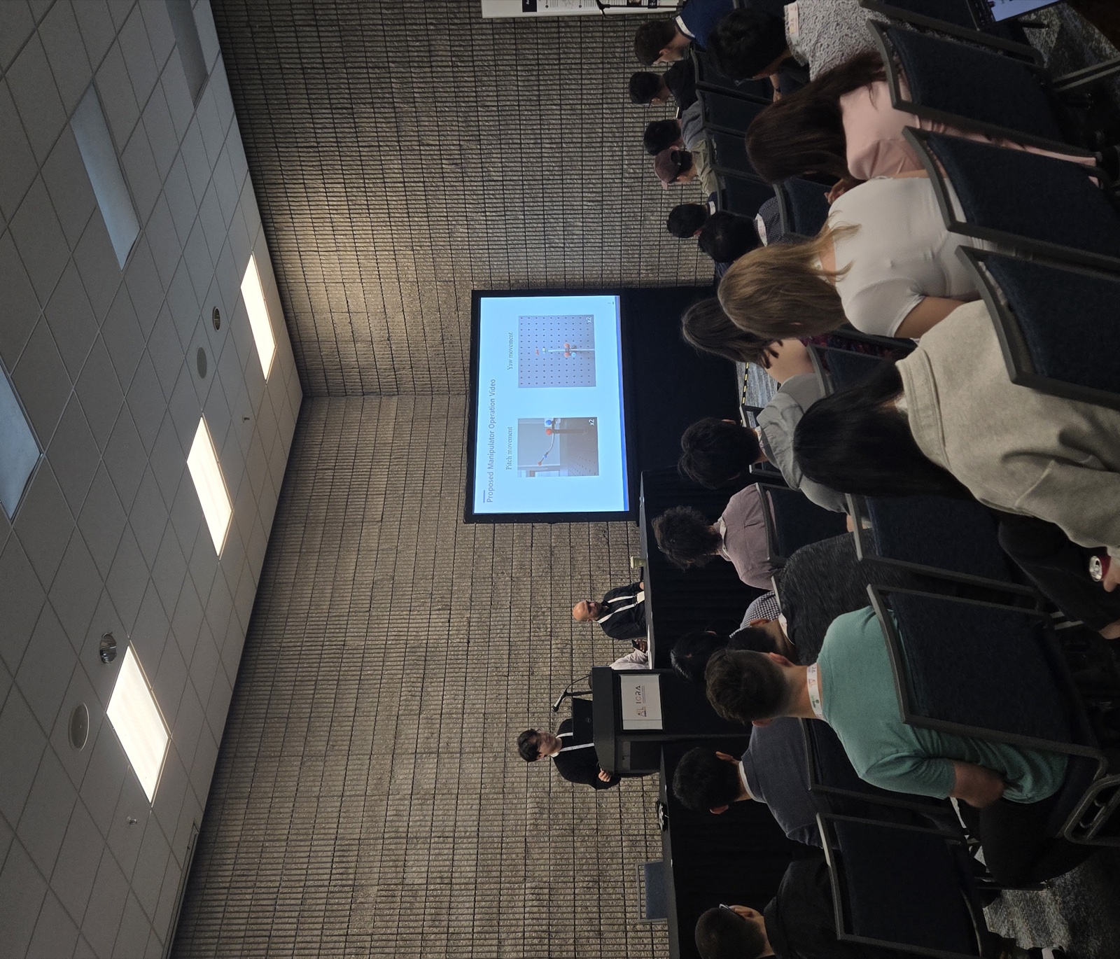 Giving an oral presentation at IEEE ICRA 2025 in Atlanta