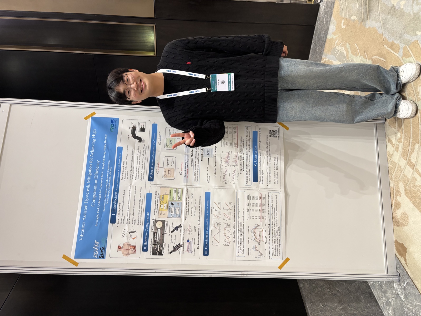 Presenting a poster at IEEE/RSJ IROS 2025 in Hangzhou