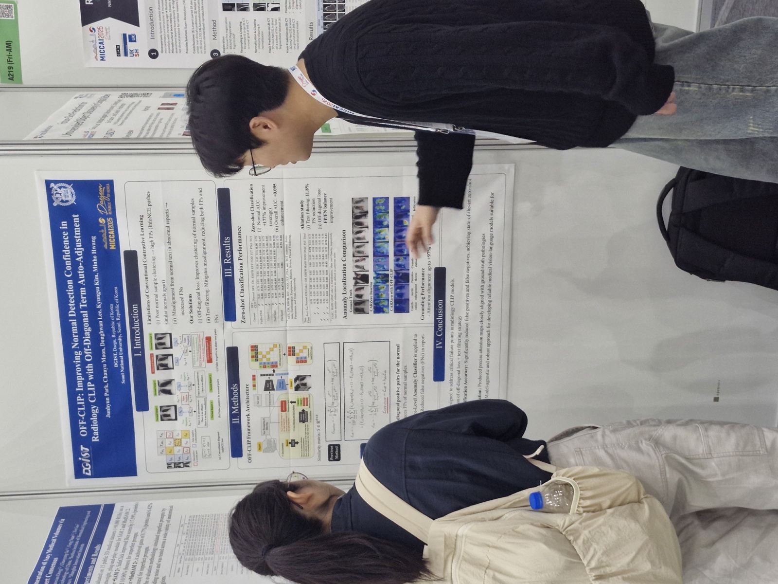 Presenting a poster at MICCAI 2025